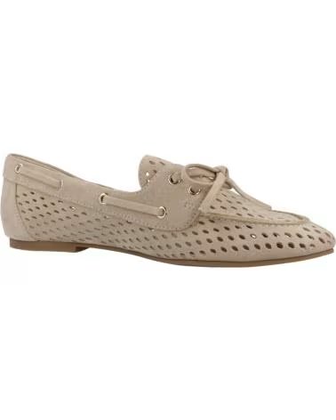 LA STRADA MOCASSINS FEMININOS LA 2510179S, COR CASTANHO CLARO BEGLSR
