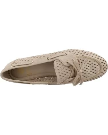LA STRADA MOCASSINS FEMININOS LA 2510179S, COR CASTANHO CLARO BEGLSR