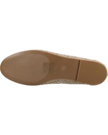 LA STRADA MOCASSINS FEMININOS LA 2510179S, COR CASTANHO CLARO BEGLSR