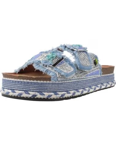 LA STRADA SANDALIAS LA MODELO 2581571S DENIM CON PLATAFORMA LGTBLU