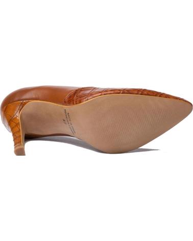Zapatos de tacón de Mujer EVA MAÑAS SALON FIESTA ESCAMAS PIEL 1490 VISON