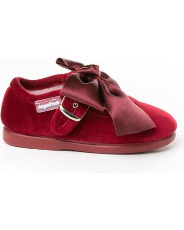 Hausschuhe für Mädchen ANGELITOS PANTUFLA CEREMONIA 145 BURDEOS
