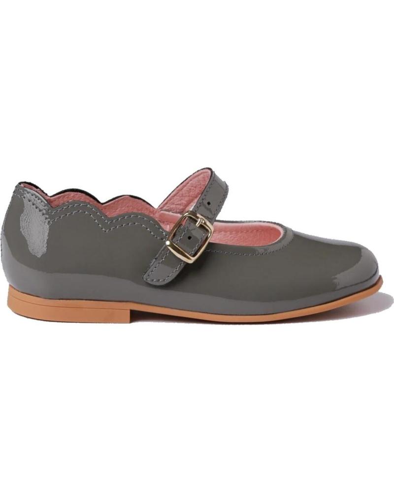Ballerines pour Fille ANGELITOS FRANCESITA PIEL 1100 GRIS