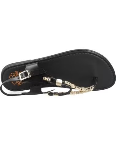 Accueil-PORRONET-SANDALIAS-PLANAS-MUJER-3205-NEGRO