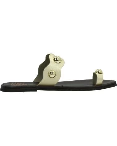 Accueil-PORRONET-SANDALIAS-PLANAS-MUJER-3214-ORO-DORADO