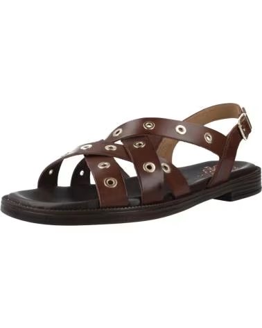 PORRONET 32340 FLACHE SANDALEN MIT ÖSEN BRAUN MARRóN