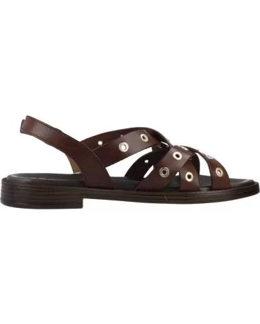 PORRONET 32340 FLACHE SANDALEN MIT ÖSEN BRAUN MARRóN