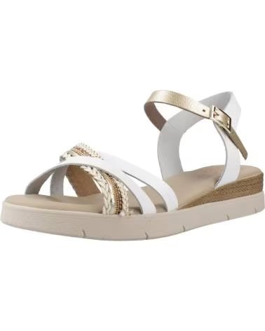 PORRONET 3278P FLACHE SANDALEN MIT GEKREUZTEN RIEMEN BLANCO