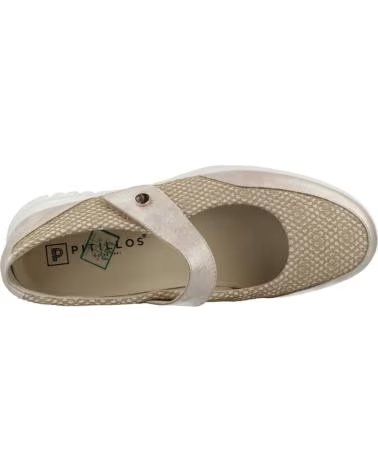 PITILLOS ZAPATOS CONFORT MUJER MODELO 20302P COLOR  ORO