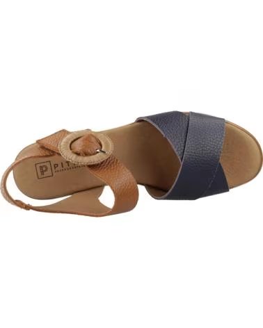 PITILLOS SANDALIAS MUJER MODELO 11052P COLOR AZUL MARINO
