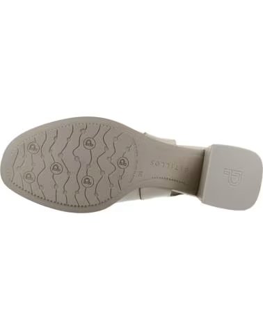 PITILLOS SANDALI 11212P CON TACCO MEDIO COLOR BEIGE CREMA