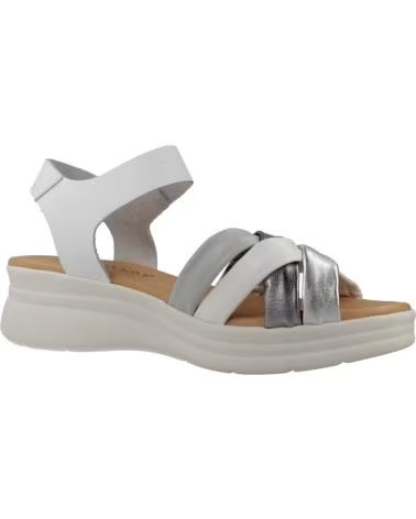 PITILLOS 080-11290 SANDALEN MIT GEFLOCHTENEN RIEMEN UND KLETTVERSCHLUSS BLANCO