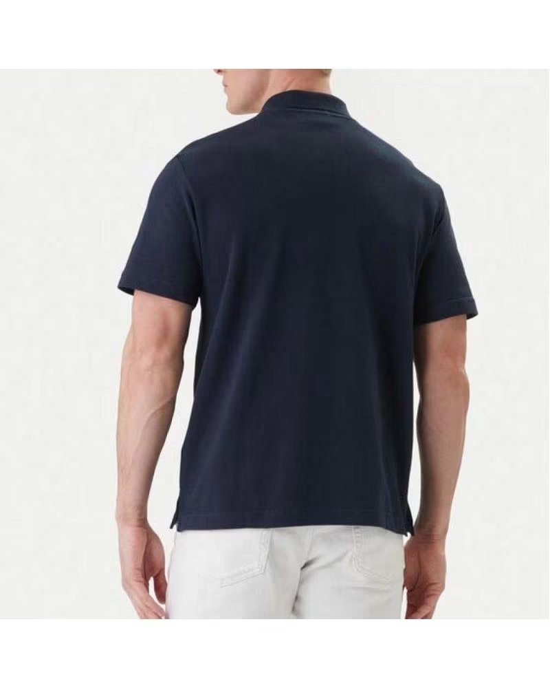 CALVIN KLEIN Polo De Manga Corta - Polo en azul para ninas DARK SAPPHIRE
