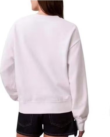 CALVIN KLEIN FELPA JEANS LV047F818G BIANCA YAF