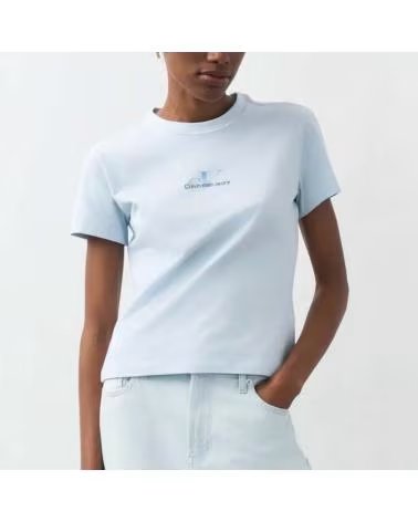CALVIN KLEIN CAMISETAS MUJER JEANS MODELO LV047F841G COLOR AZUL CIQ