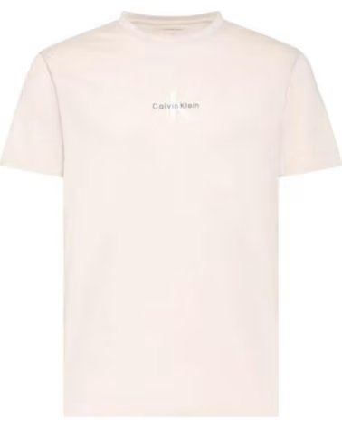 CALVIN KLEIN Camiseta De Manga Corta Jeans 1000149322 en beige para hombre BEIS