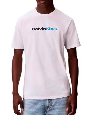 CAMISETA CALVIN KLEIN JEANS GRAPHICS BLANCA BLANCO