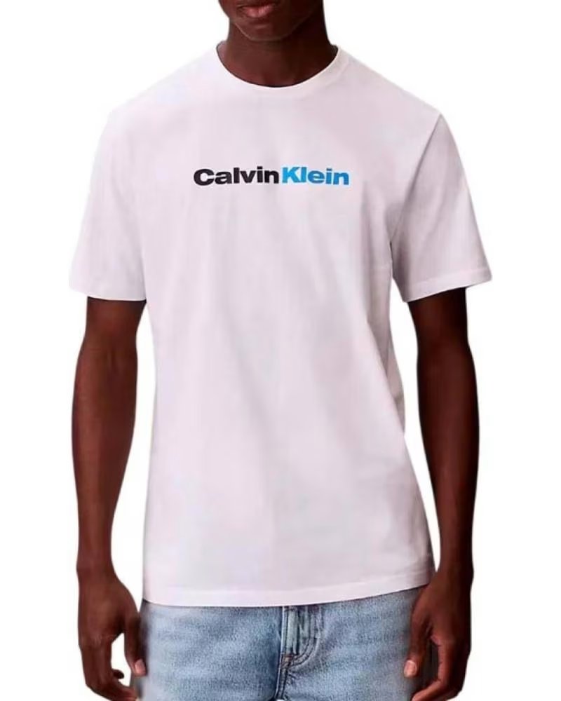CALVIN KLEIN Camiseta De Manga Corta Jeans 070303400008 en blanco para unisex BRIGHT WHITE