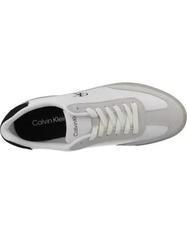 CALVIN KLEIN ZAPATILLAS HOMBRE MODELO HM0HM02126 COLOR BLANCO 01W