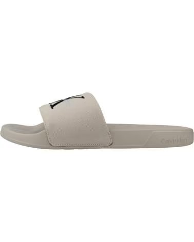 CALVIN KLEIN PANTOLETTEN 063103400004 ESS SLIDE BEIGE PDV