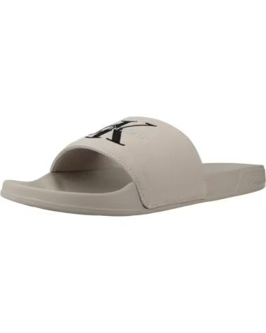 CALVIN KLEIN PANTOLETTEN 063103400004 ESS SLIDE BEIGE PDV