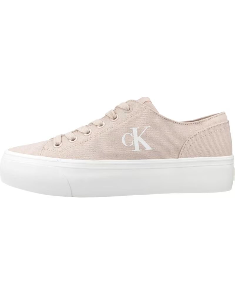 CALVIN KLEIN BASKETS VULC FLATFORM LOW ROSE ABJ