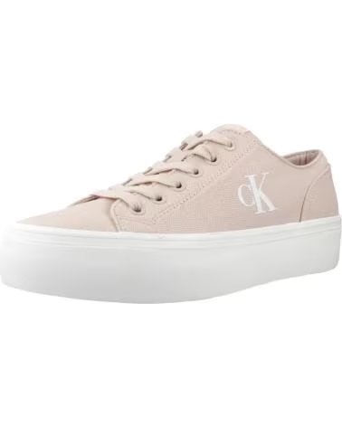 CALVIN KLEIN BASKETS VULC FLATFORM LOW ROSE ABJ