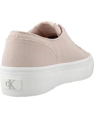 CALVIN KLEIN BASKETS VULC FLATFORM LOW ROSE ABJ