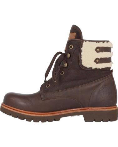Botins de Mulher PANAMA JACK BOTIN HEBILLA PIEL MARRON