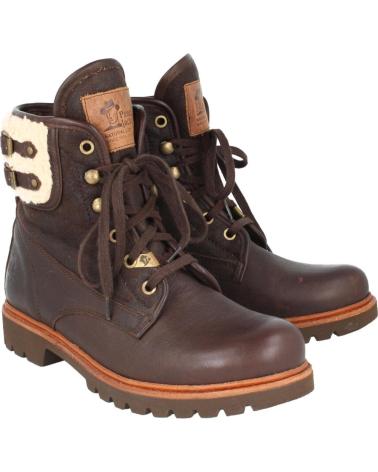 Botins de Mulher PANAMA JACK BOTIN HEBILLA PIEL MARRON
