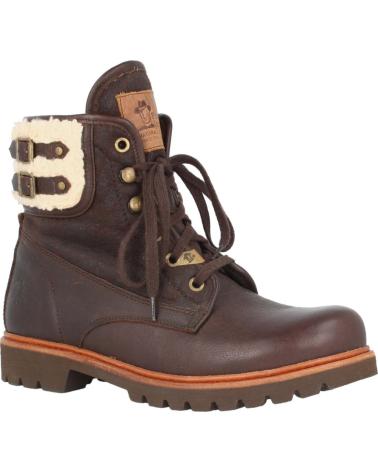 Botins de Mulher PANAMA JACK BOTIN HEBILLA PIEL MARRON