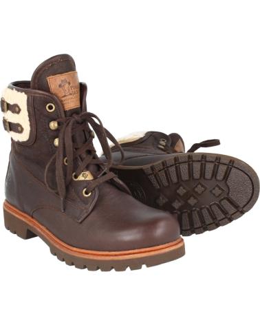 Botins de Mulher PANAMA JACK BOTIN HEBILLA PIEL MARRON