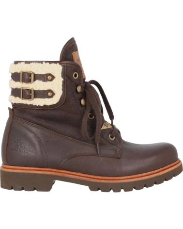 Botins de Mulher PANAMA JACK BOTIN HEBILLA PIEL MARRON