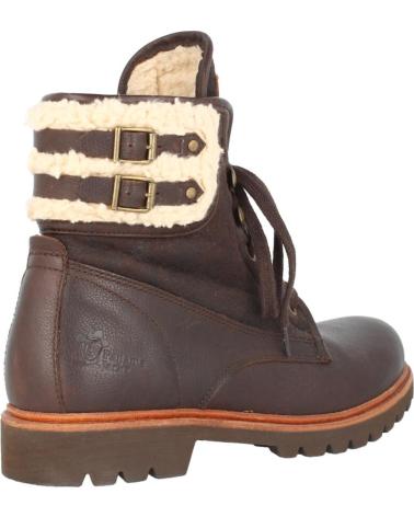 Botins de Mulher PANAMA JACK BOTIN HEBILLA PIEL MARRON
