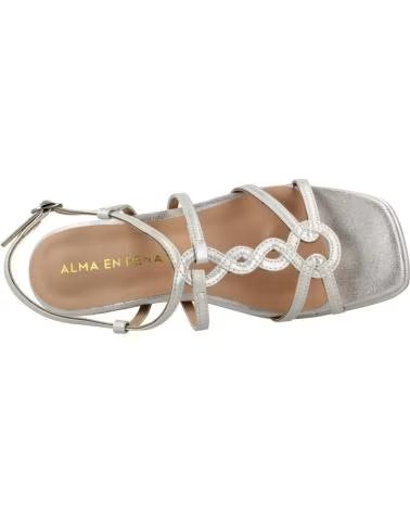 ALMA EN PENA SANDALIAS MUJER MODELO V2651401 COLOR PLATA SILVER