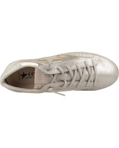 CETTI ZAPATILLAS MUJER MODELO C1342SRA V26 COLOR ORO CHMPGN