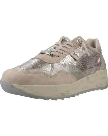 SNEAKERS PLATFORM CETTI C-848 ARGENTATE PLATEADO