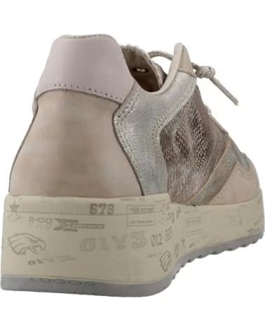 SNEAKERS PLATFORM CETTI C-848 ARGENTATE PLATEADO