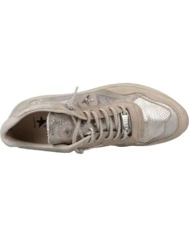 SNEAKERS PLATFORM CETTI C-848 ARGENTATE PLATEADO