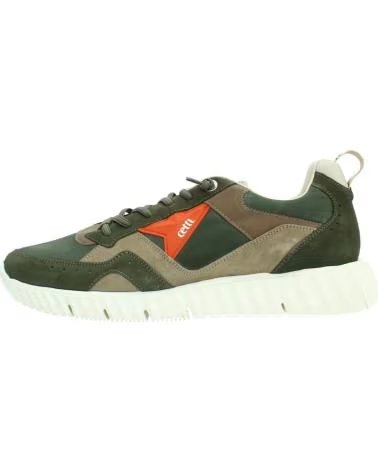 CETTI ZAPATILLAS V26 EN ANTE Y MESH COLOR VERDE MILITAR MILITARE