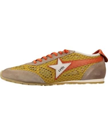 CETTI ZAPATILLAS HOMBRE MODELO V26 SANDWICH DEPORTIVOS COLOR MARRO LEMON