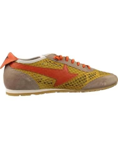 CETTI ZAPATILLAS HOMBRE MODELO V26 SANDWICH DEPORTIVOS COLOR MARRO LEMON