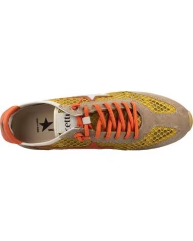 CETTI ZAPATILLAS HOMBRE MODELO V26 SANDWICH DEPORTIVOS COLOR MARRO LEMON