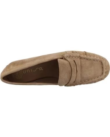 MOCASSINS UNISA BALTA À BRIDE EN CUIR BEIGE 1171466