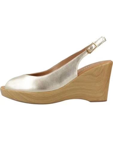 UNISA SANDALIAS MUJER MODELO RACHEL LMT COLOR ORO PLATINO