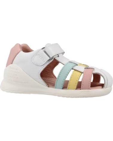 BIOMECANICS SANDALIAS NINA MODELO 262150B COLOR BLANCO BLCVNL