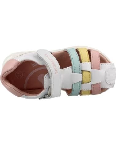 BIOMECANICS SANDALIAS NINA MODELO 262150B COLOR BLANCO BLCVNL