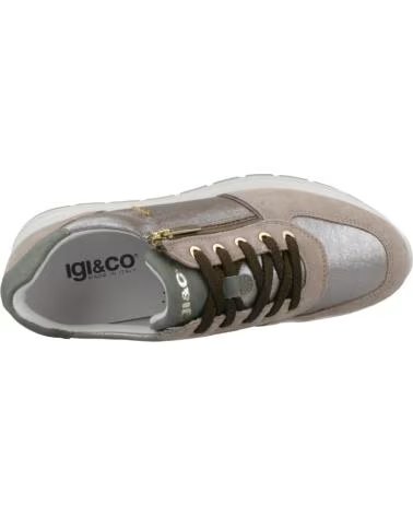 IGI&CO DAMEN SNEAKER MODELL 1157122IG HELLBRAUN B BIANCO