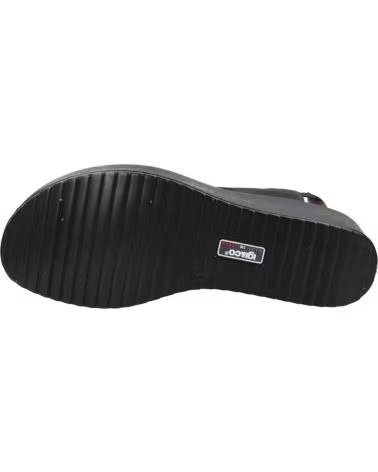 IGI&CO SANDALI 1161800IG PLATEAU DONNA NERI NERO