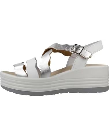 SANDALI IGI&CO 1164633IG CON PLATEAU DA DONNA BIANCO